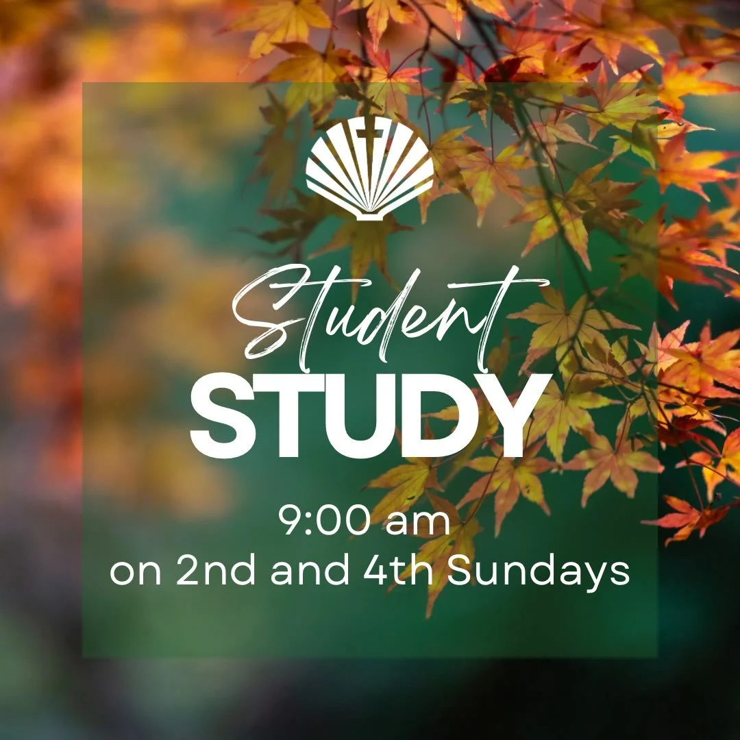 Students 6-12th grade join us for Breakfast and Bible Study Sunday at 9!