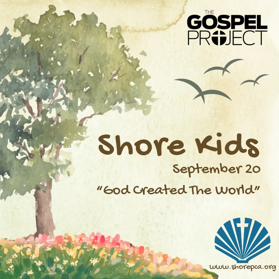 Hey kids! We have a lesson just for you this week!  We are excited to be starting some new curriculum this month and can&rsquo;t wait to teach you about the creation story!  Plan to join us for worship this week!