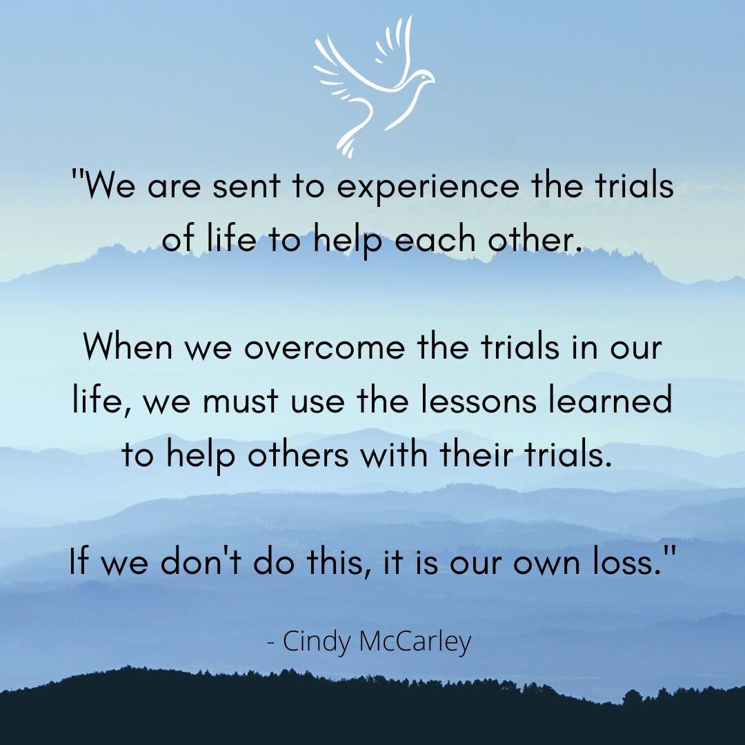 We can either see life's trials as burdens weighing us down or as opportunities to strengthen and grow spiritually and emotionally.
.
.
.
.
.
#bequiet #trustinyourself #loveyourself #beatpeace #cindymccarley #grief #grieving #trialsoflife