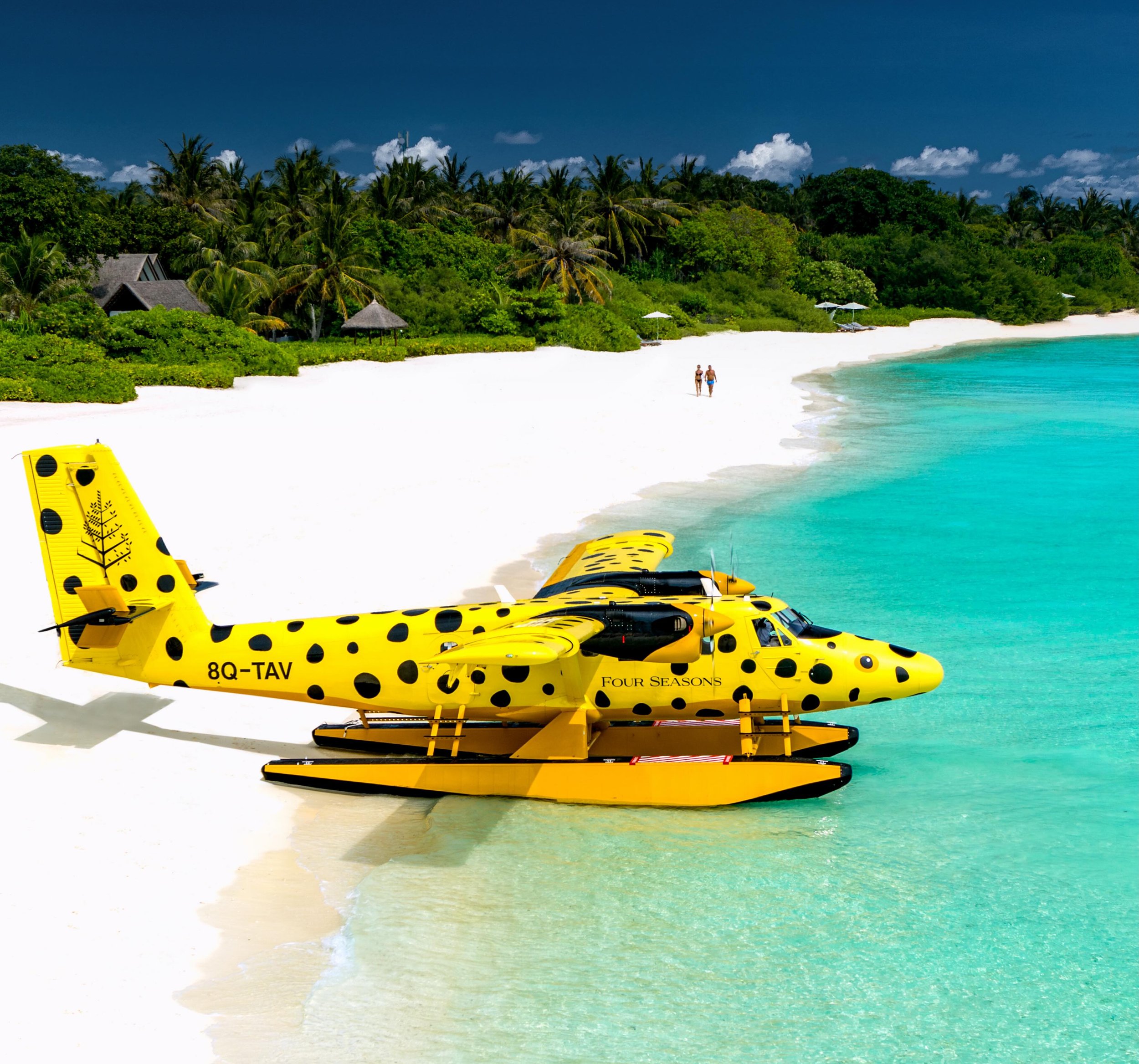 The Flying box Fish cleared for takeoff from Four Seasons Landaa Giraavaru&hellip; @fsmaldives