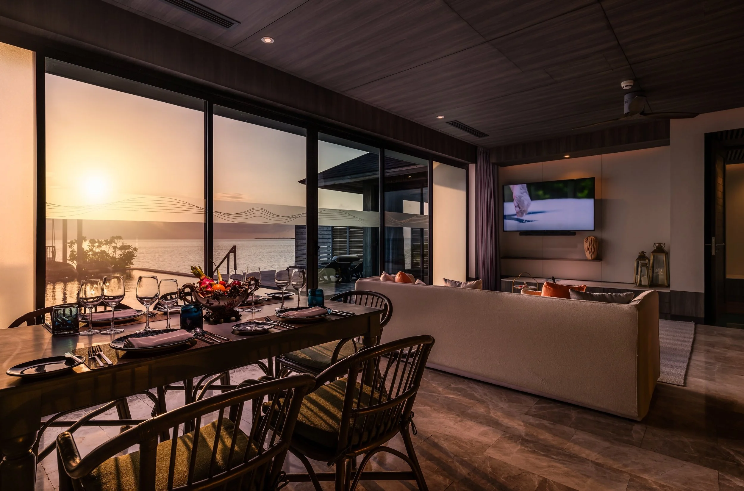 Grand Madifushi Aqua Pool Villa-Where the Indian Ocean meets refined island living &mdash; serene spaces, golden sunsets, and endless Maldivian horizons. 🌊✨
