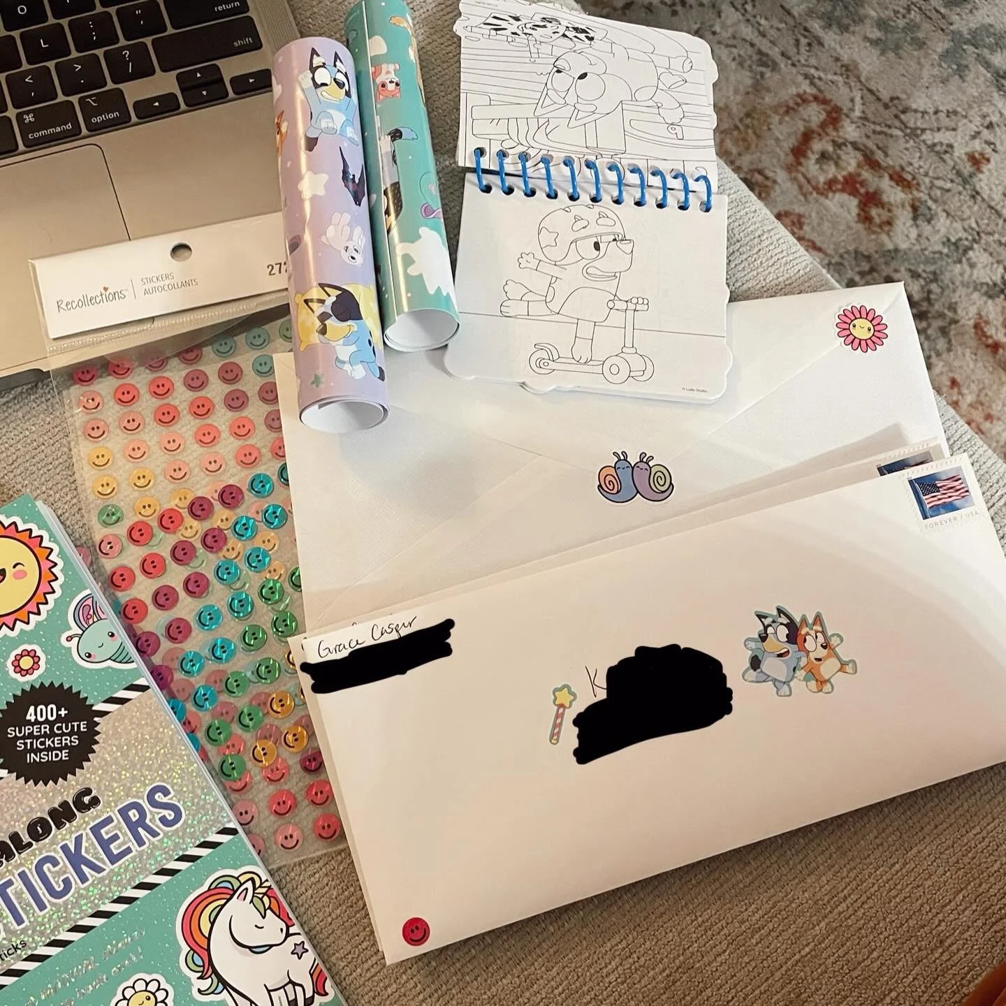 This was unexpectedly cathartic.

I thought I was writing these letters to impact kids. I didn&rsquo;t realize how much they would impact me. As I read their favorite things (Bluey, cats, Minecraft, etc.), I started picturing each of them. Then, whil