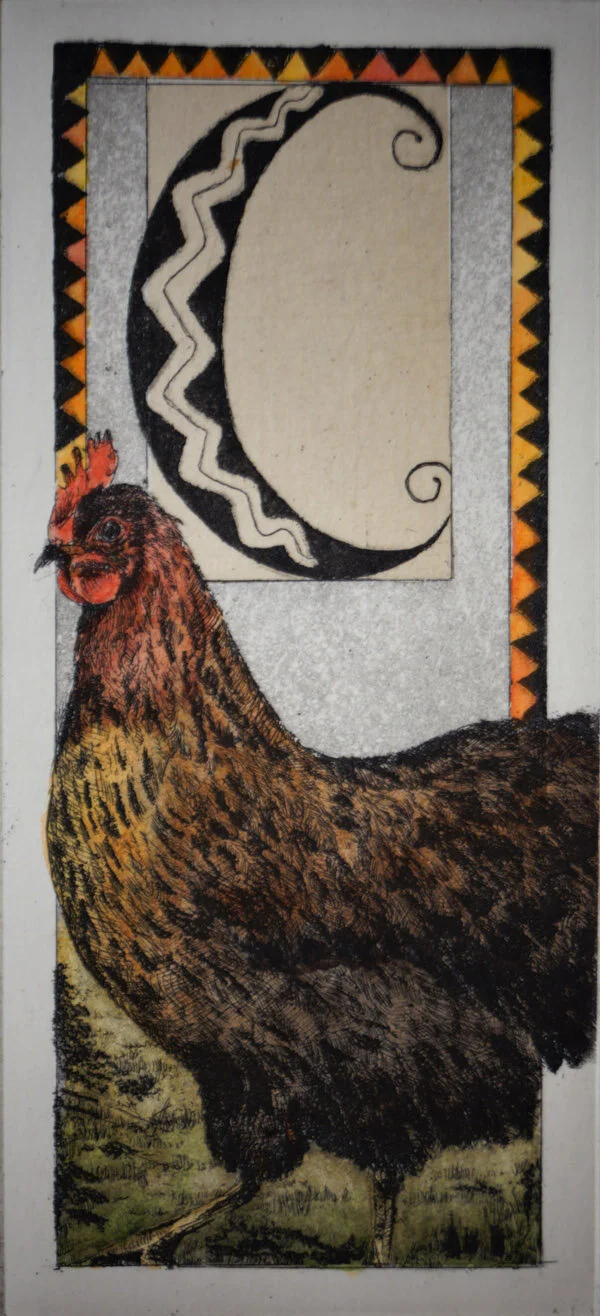 Etching with chine-colle'  $65