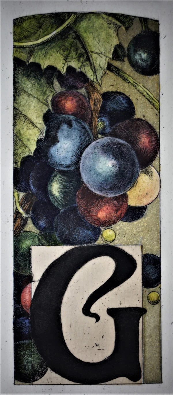 Etching with chine colle' ~ $65