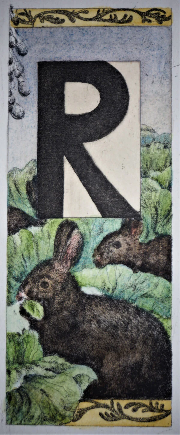 Etching with chine-colle'  $65