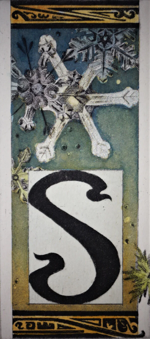 Etching with chine colle'  $65