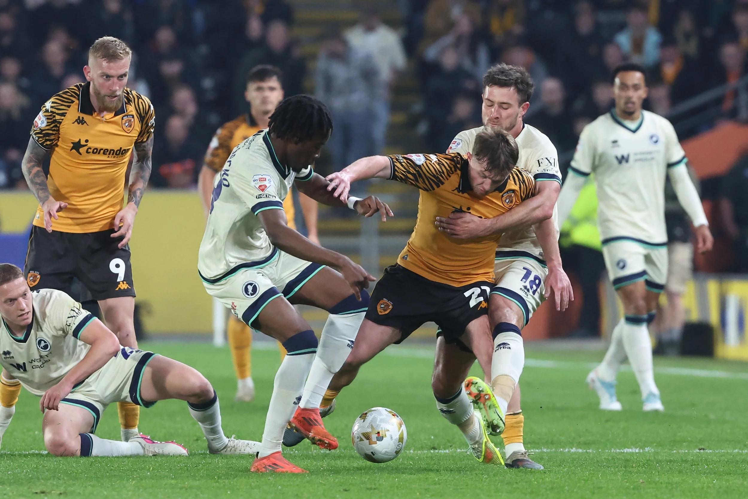 Tigers dig deep to earn tense play-off first leg draw with Millwall