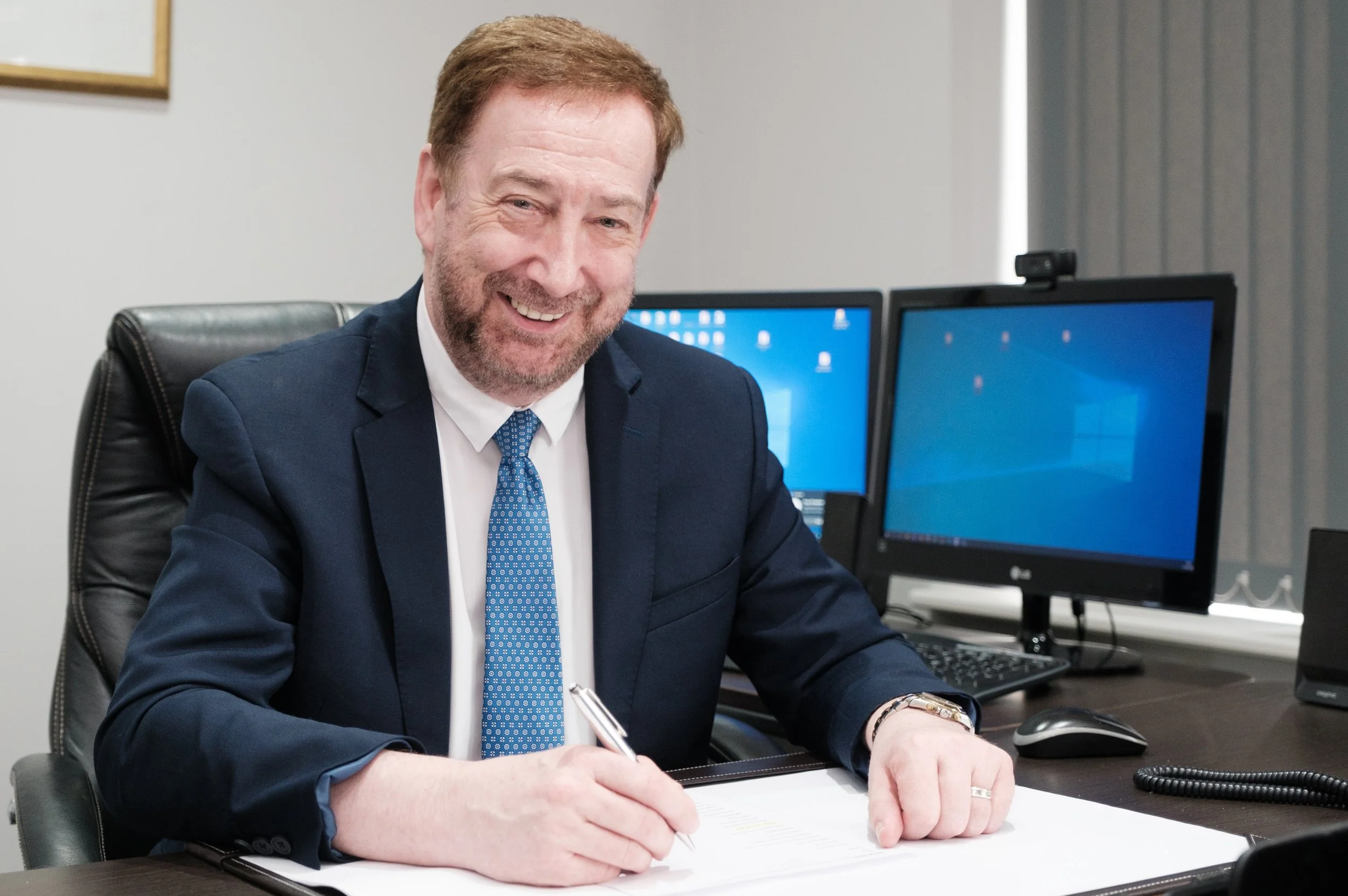 Tributes paid to man who led business to 40-year milestone and supported medical charity 