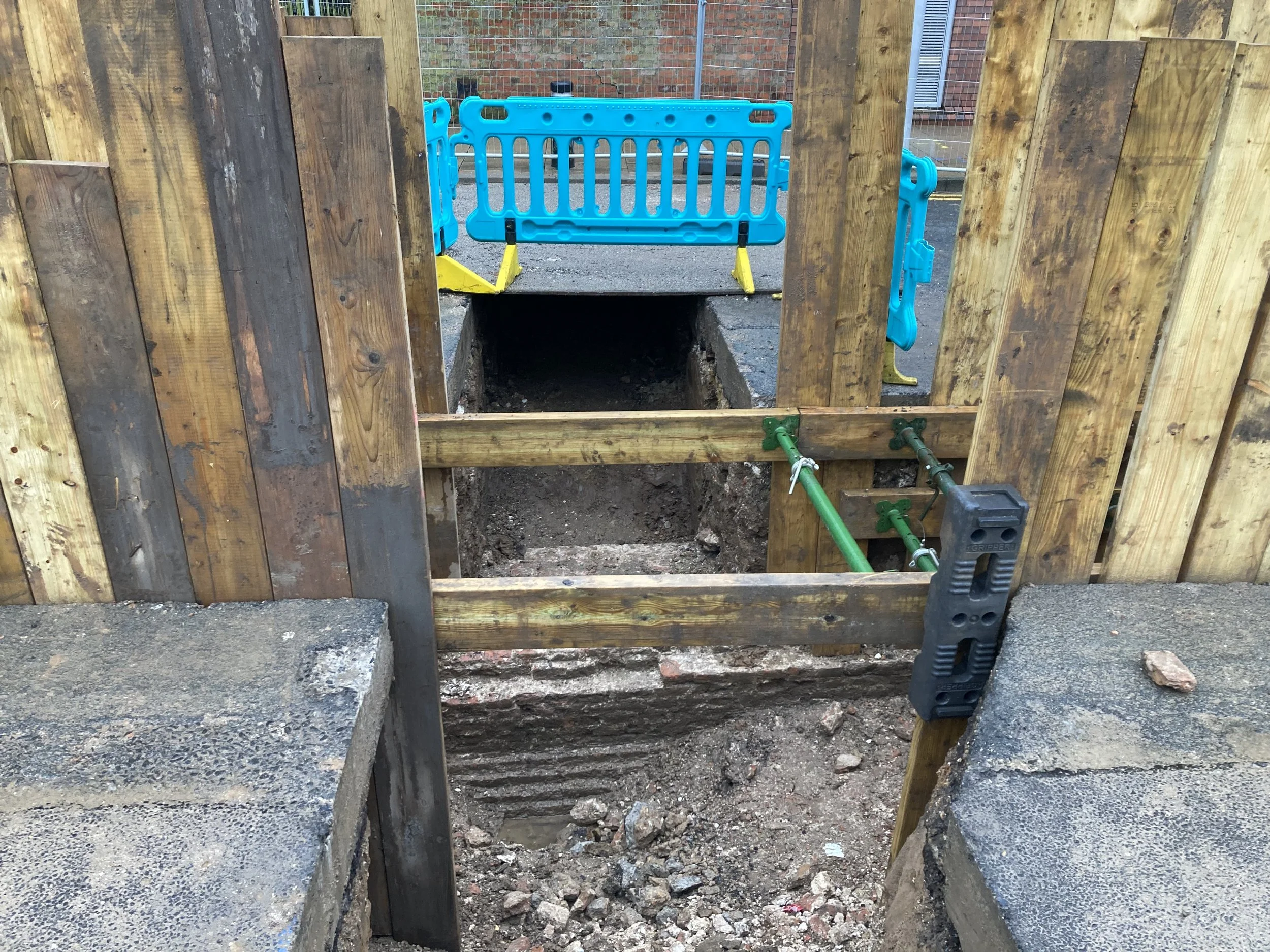 ‘Not seen for 250 years’: Part of medieval wall uncovered during Old Town works