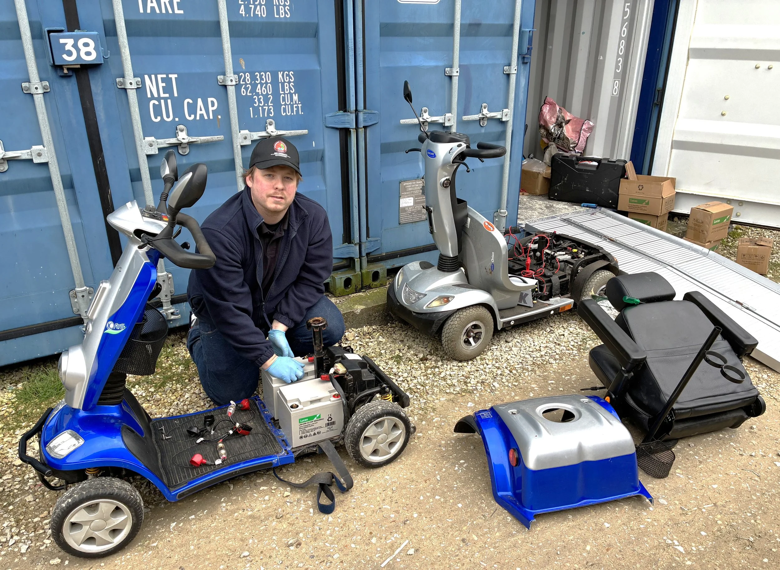 David drawing on experience as a carer to make mobility more affordable