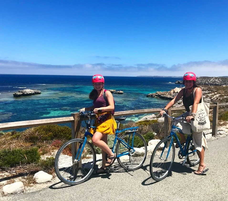 Matching helmets were definitely the way to go.