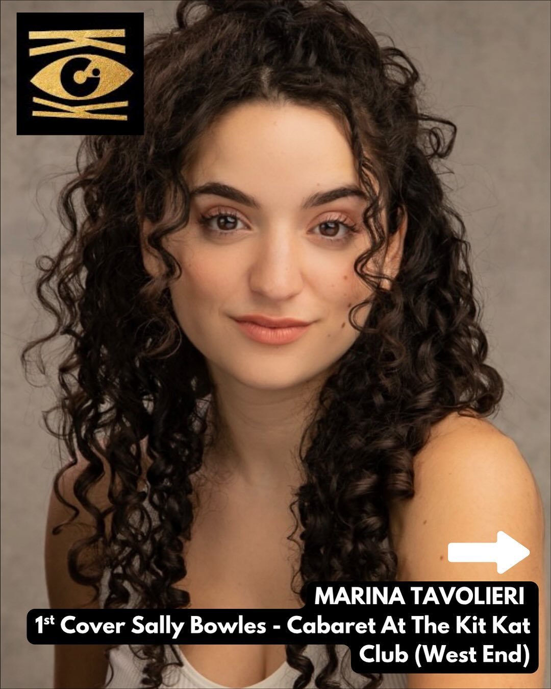 TESTIMONIAL: Marina Tavolieri

1st Cover Sally Bowles - Cabaret At The Kit Kat Club (West End), Gypsy&nbsp;(The Mill at Sonning),&nbsp;Sister Act&nbsp;(Eventim Apollo), A Chorus Line&nbsp;(Leicester Curve), Head Over Heels&nbsp;(Hope Mill) &amp; Moth