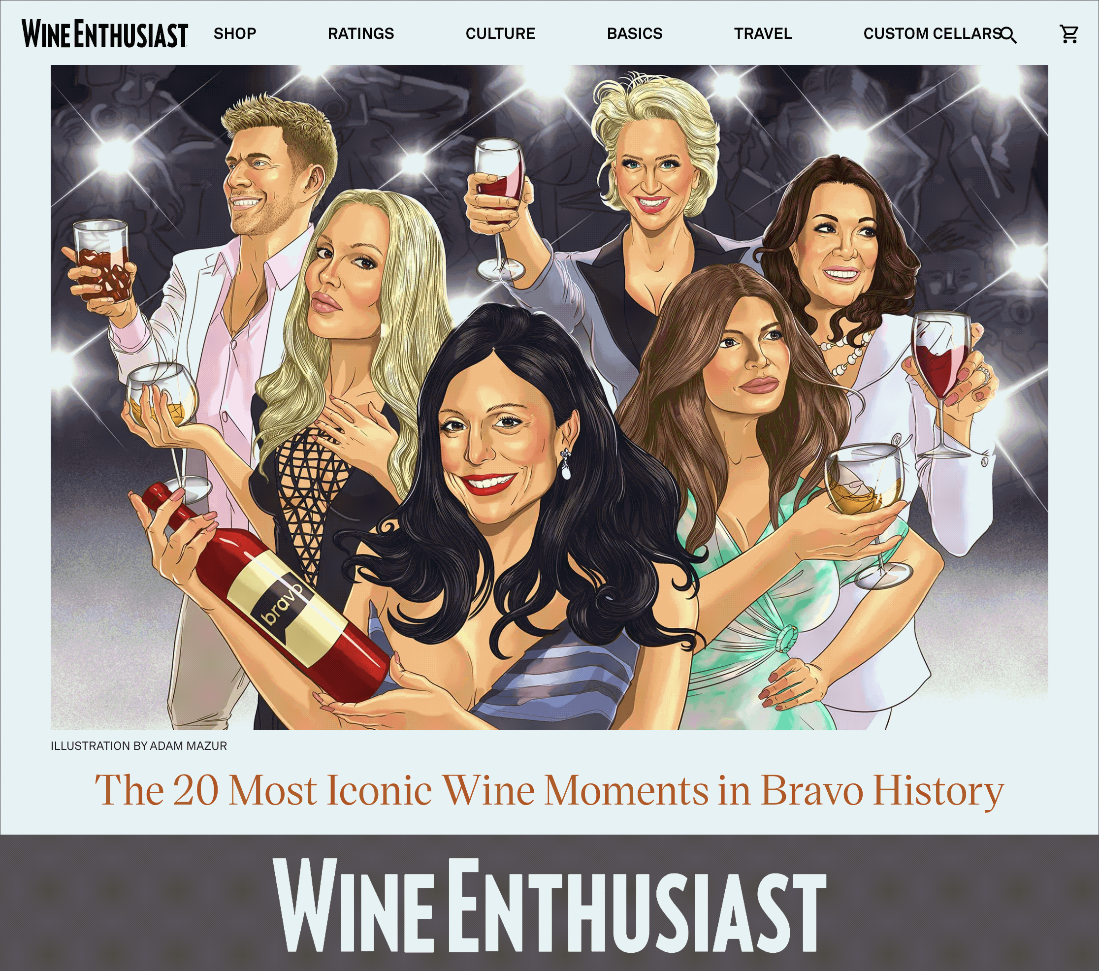 Wine Enthusiast: The 20 Most Iconic Wine Moments in Bravo History