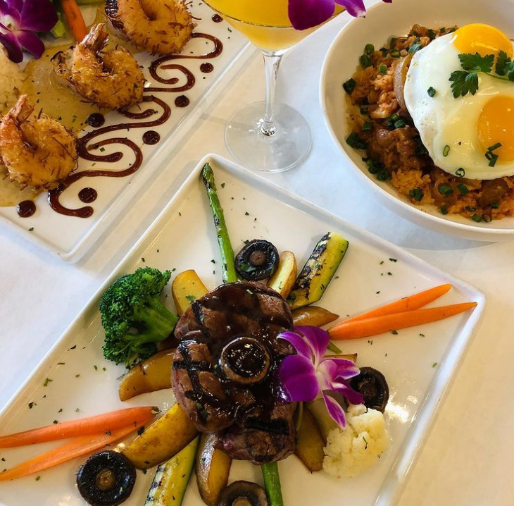 Asian fusion and western food at Pangea Grill