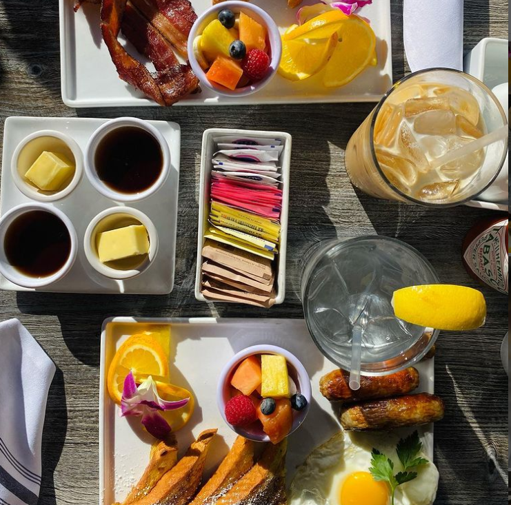 different options of breakfast in Carmel at Pangea grill