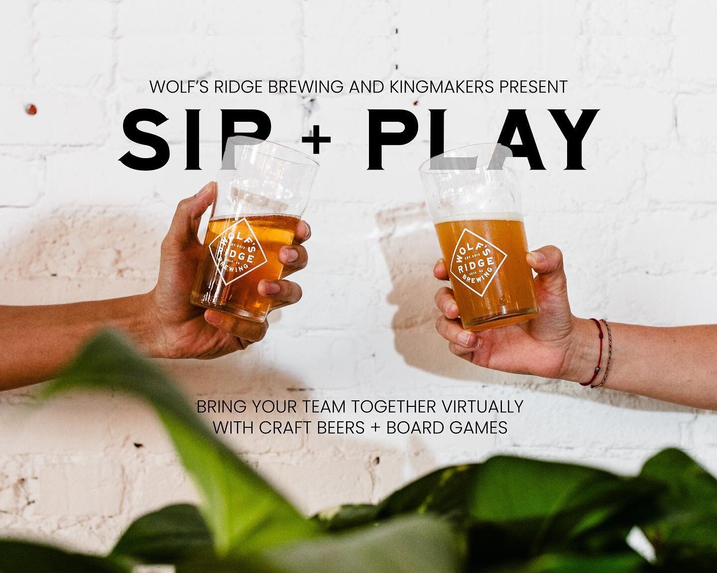 Miss having carefree fun with your coworkers after months of remote working? Sip + Play is the 2020 virtual event you&rsquo;ve been waiting for!&nbsp;&nbsp;We teamed up with @kingmakersfun for an epic collab experience that combines our mutual love o