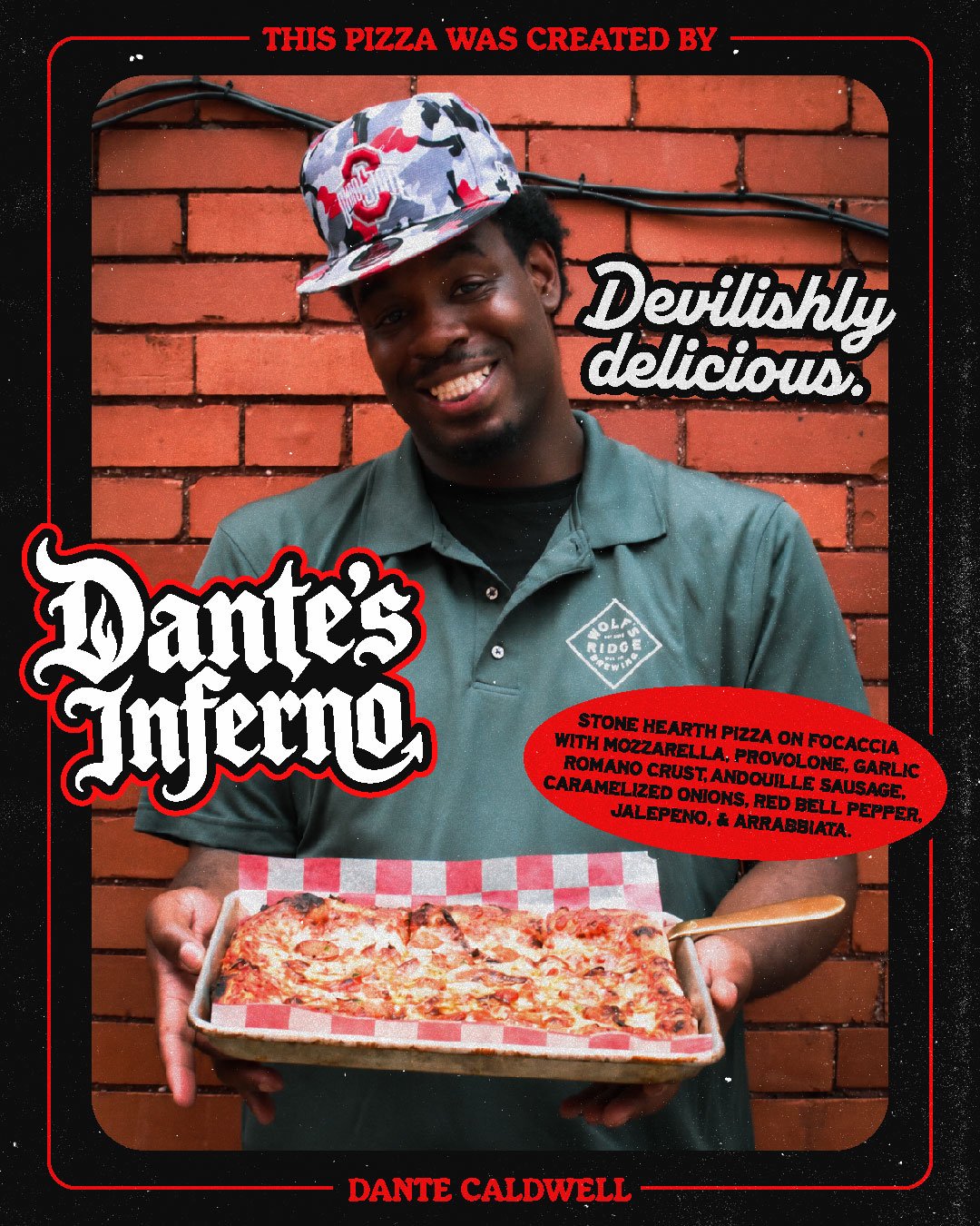 Seasonal Pizza Special: Dante’s Inferno