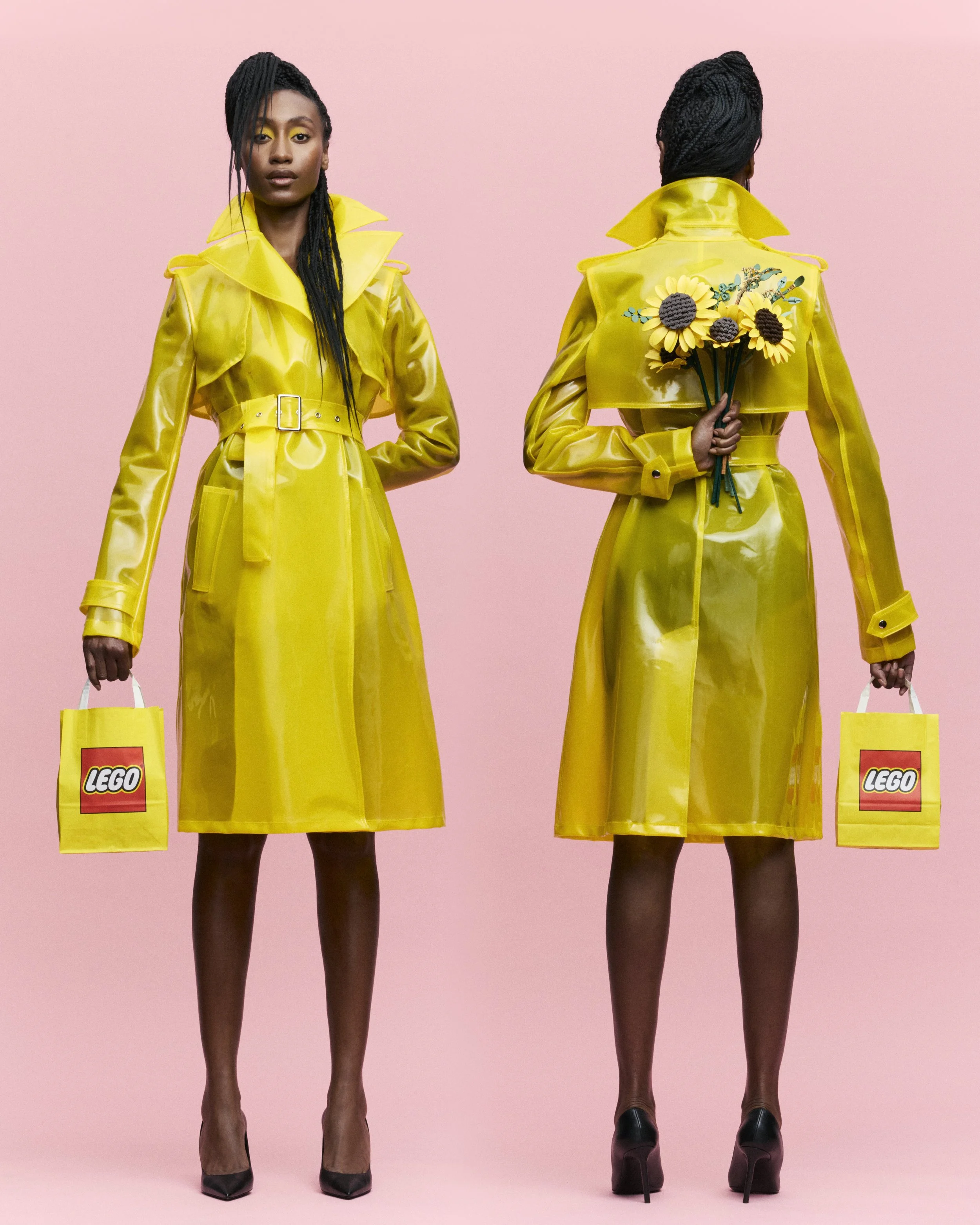 Trench coat: Laquan smith (Albright Fashion Library) | Shoes: Saint Laurent