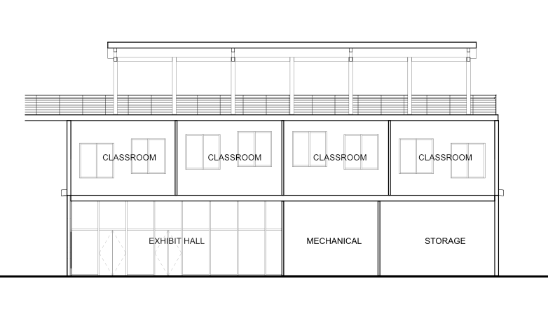 Media Lab - Cafe Classroom Exhibt Hall Section.png