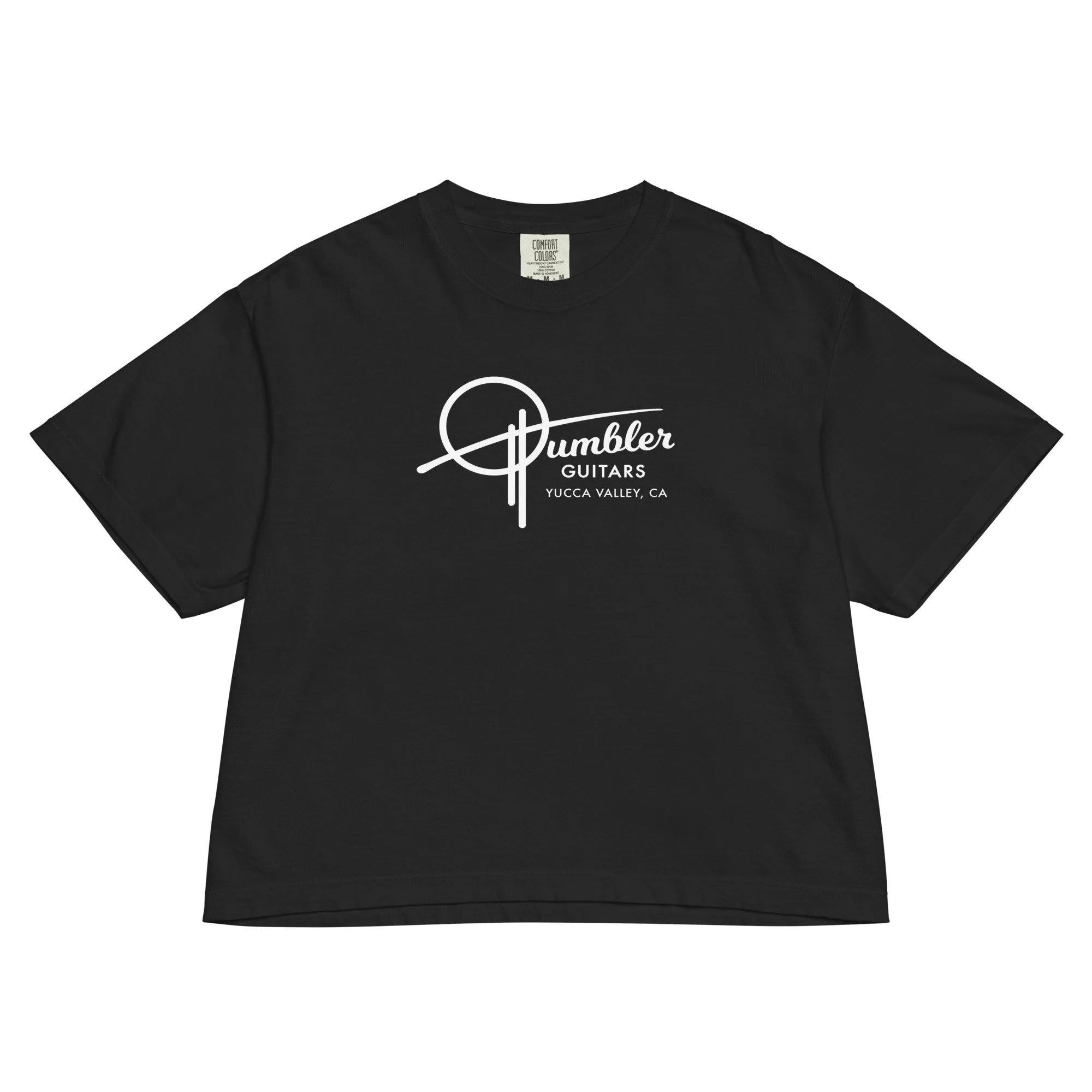 Boxy Tee - White Logo