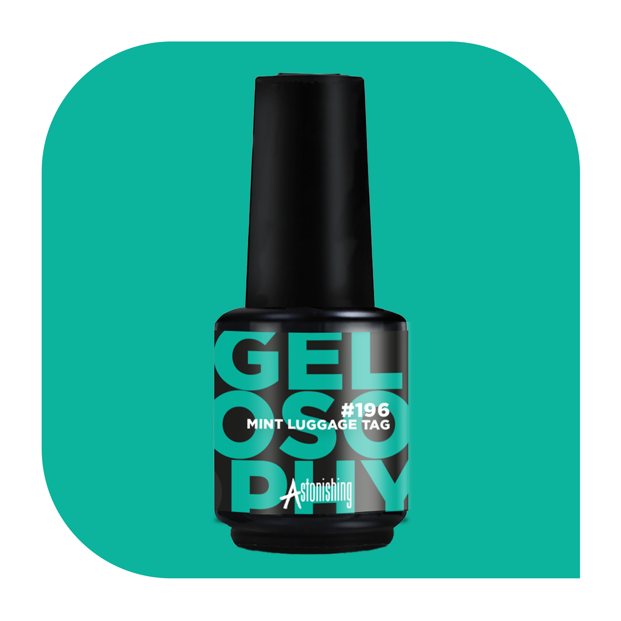 Gelosophy #196 Mint Luggage Tag