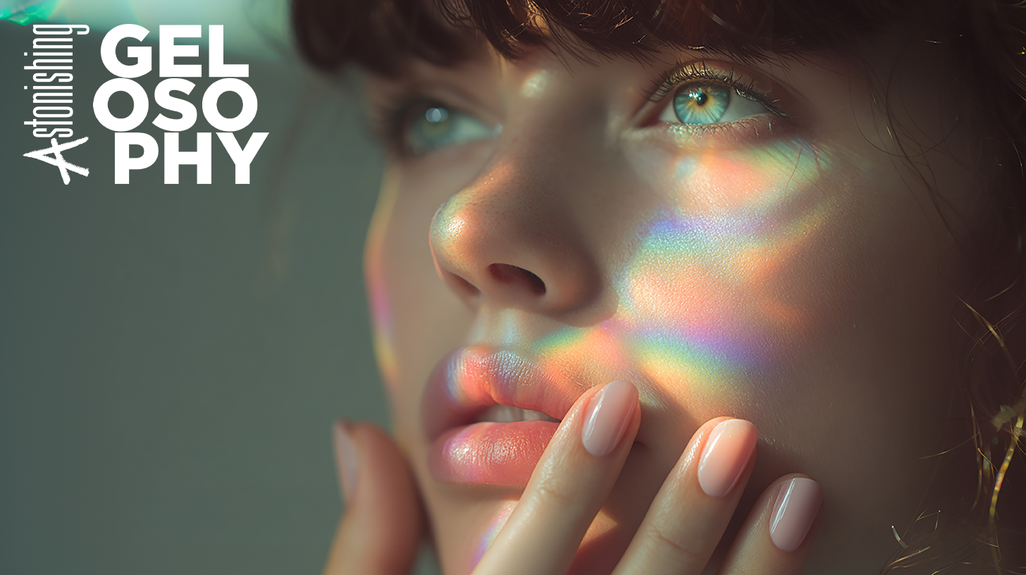 Gelosophy #206 Skin Refraction gel polish colour swatch on nails