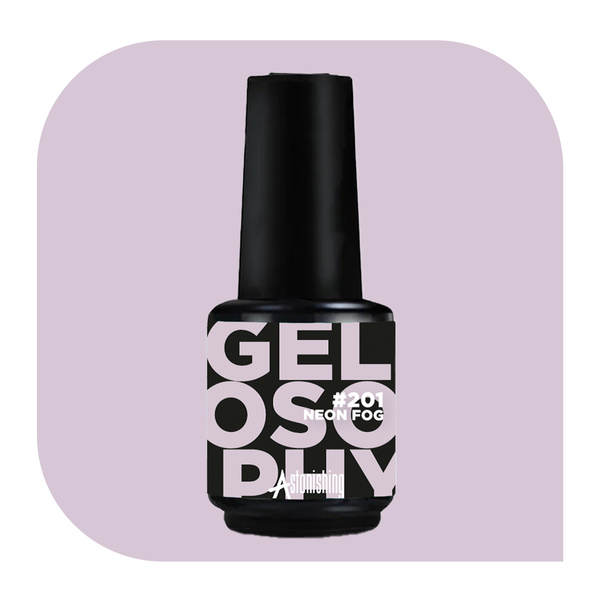 Long-Lasting High Pigment Neon Gel Polish Neon pastel pink Gel Nail Polish gelosophy-201-neon-fog-15ml.webp