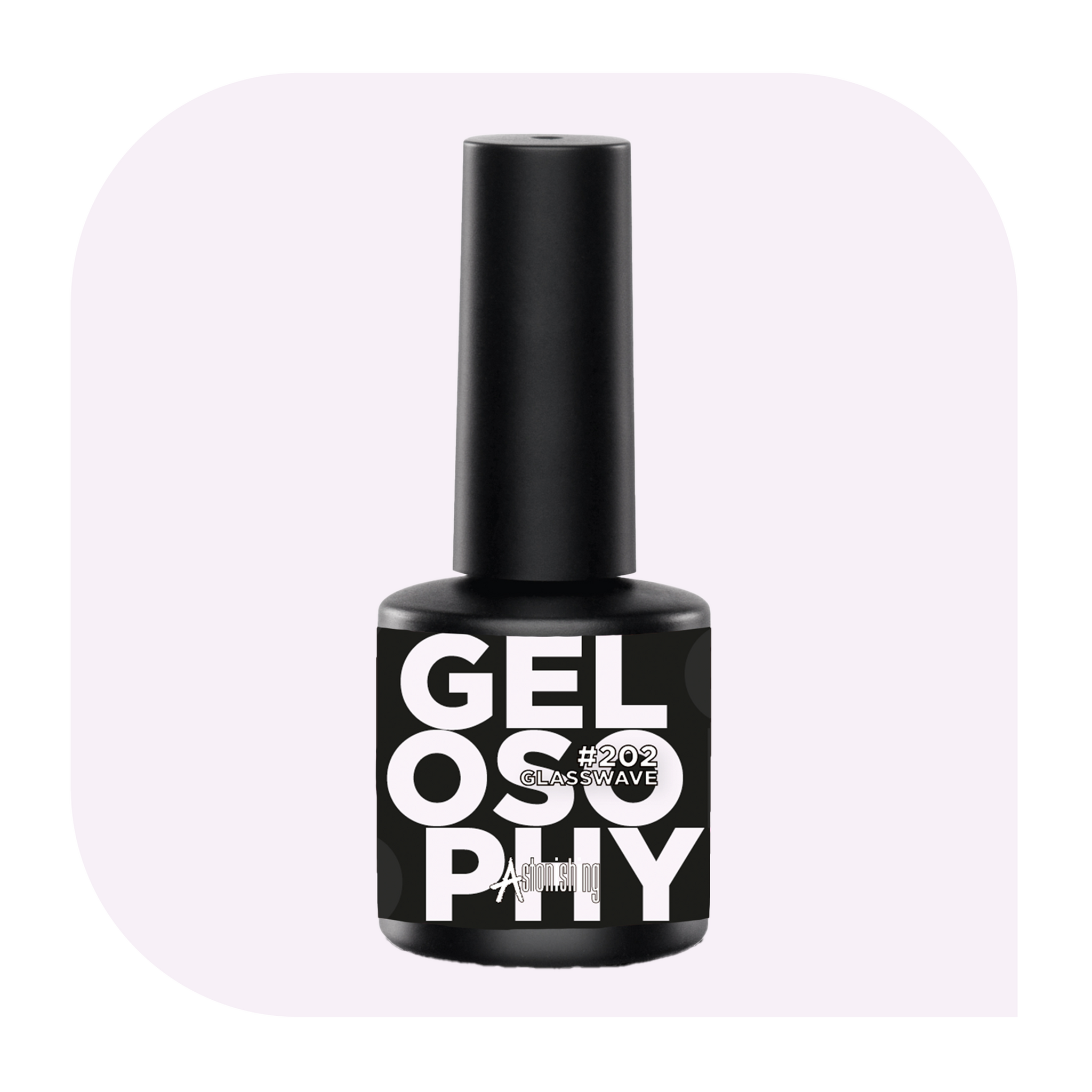 Gelosophy #202 Glass Wave  7ml gel polish colour swatch on nails