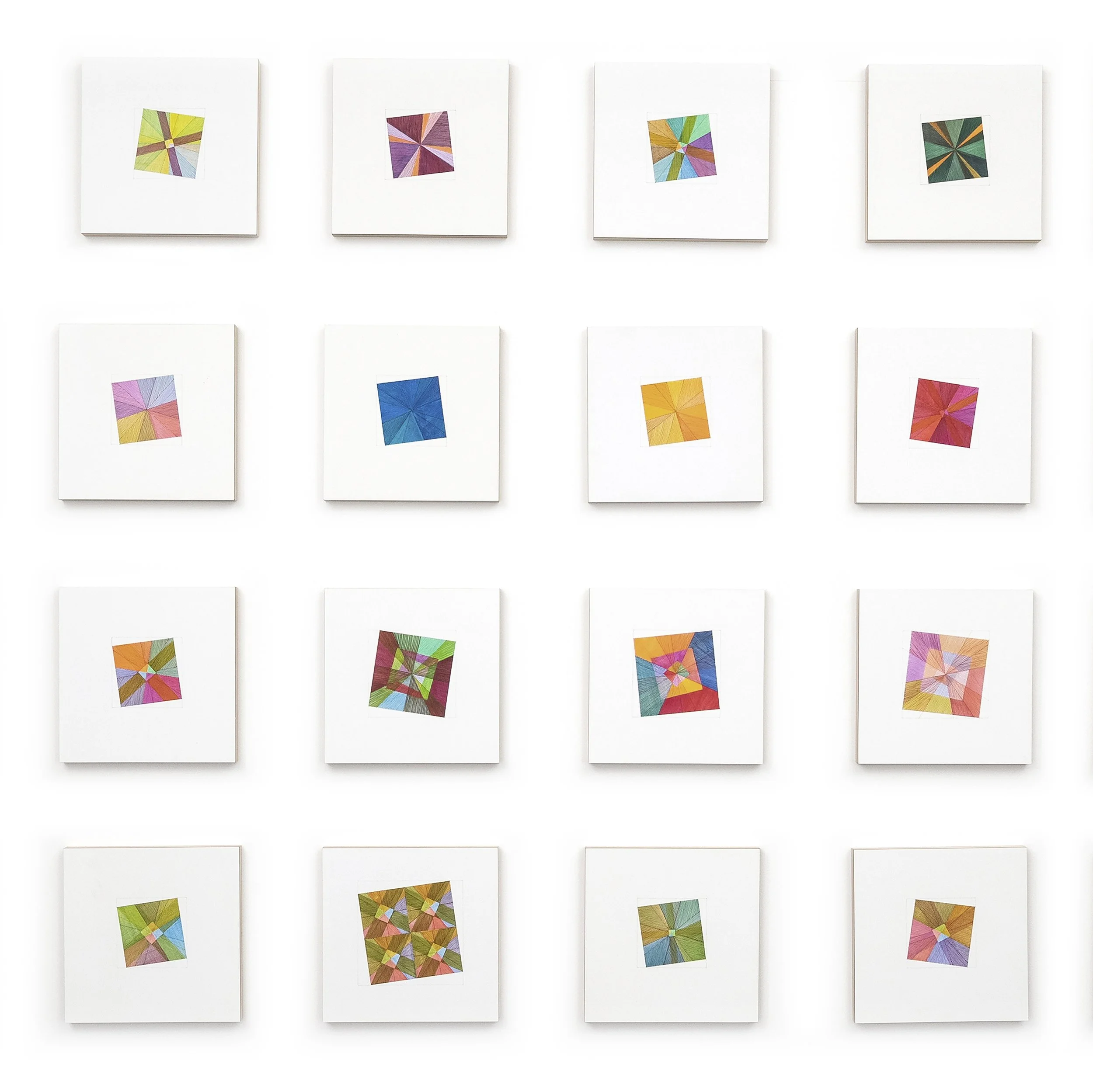 Ink Drawings on Panels 2021-present