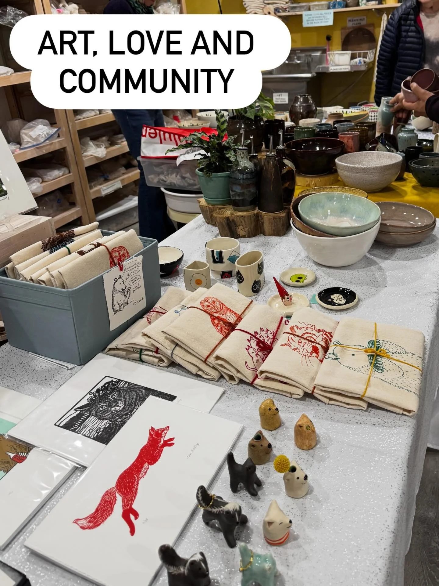 A sweet night last night at our community SinterMug Market! So many sales and such a great time. Thanks to all who came and supported local artisans. There is plenty left over (look at last page) so call if you&rsquo;d like a private shopping appoint