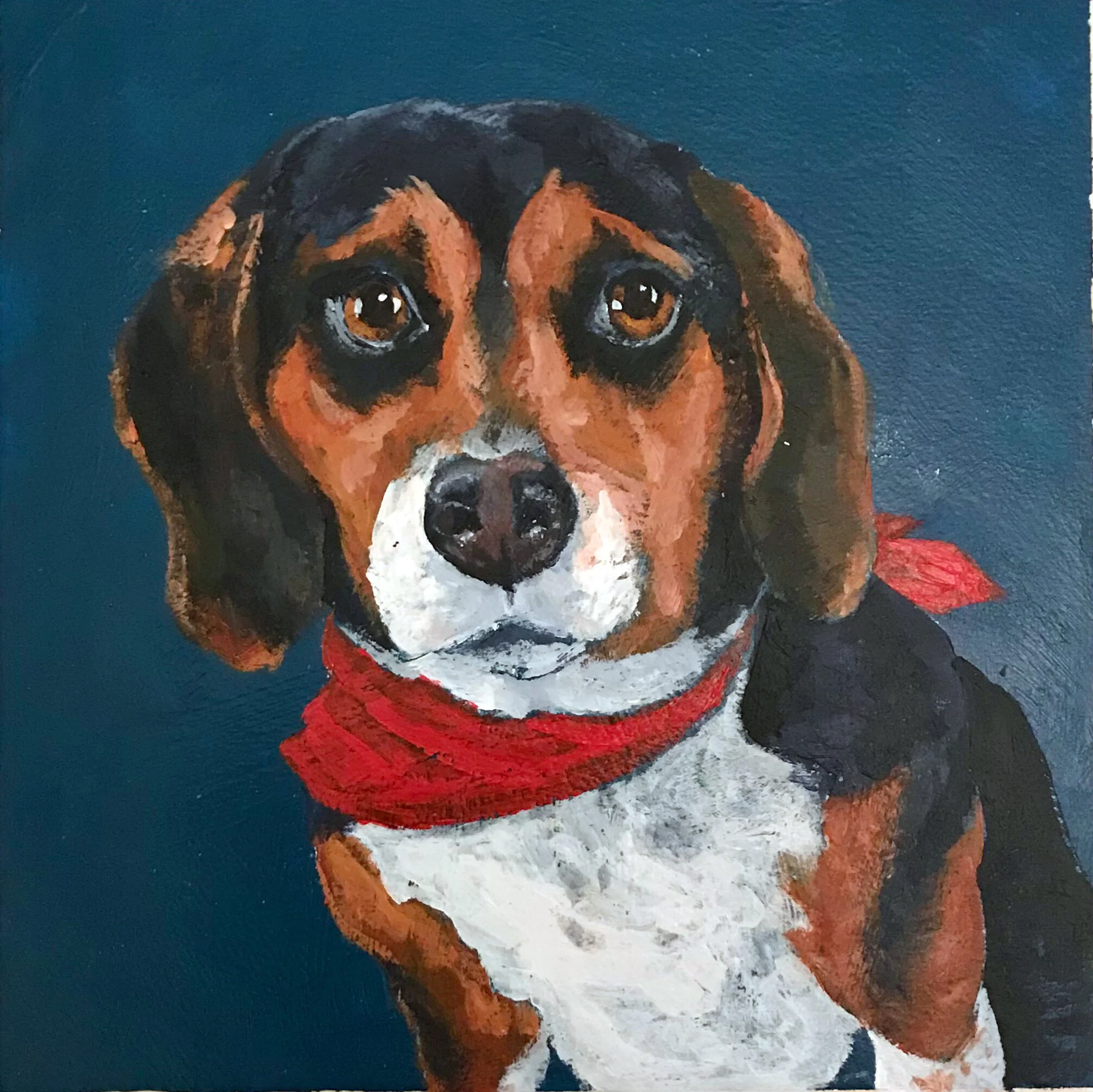 Oliver
10"x10", acrylic of canvas