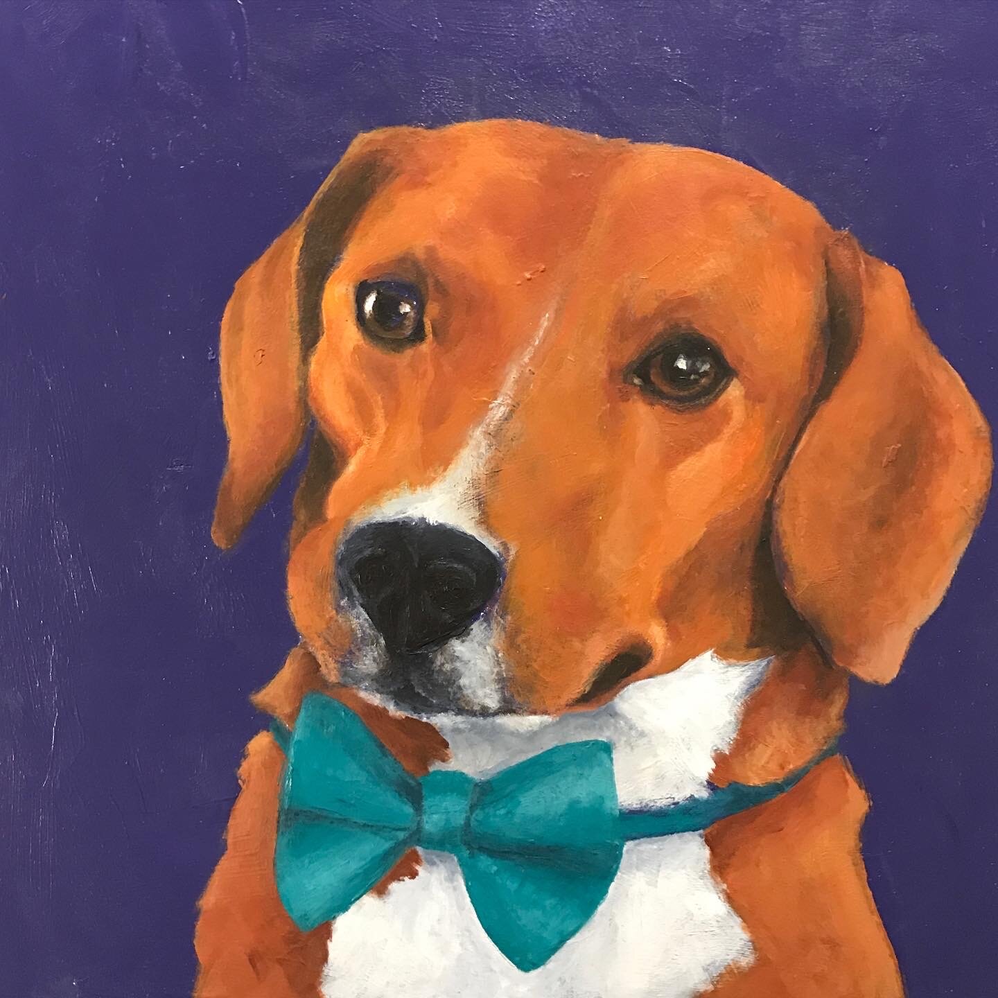 Buster
12"x12", acrylic on board