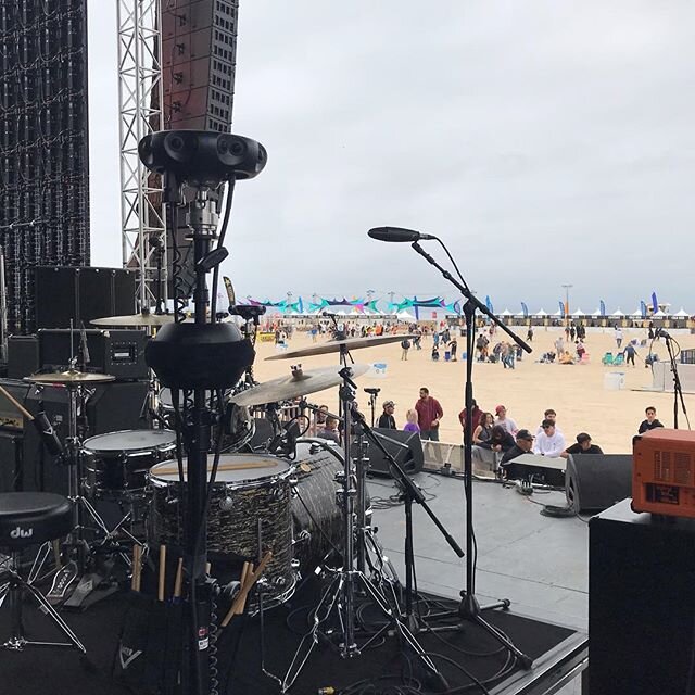Big thanks to the entire @samsungus crew and everybody at the @backtothebeachfest for such great performances! Was a blast hanging out in the sand and recording such an amazing lineup. If you missed our live coverage of the event, check it out in our
