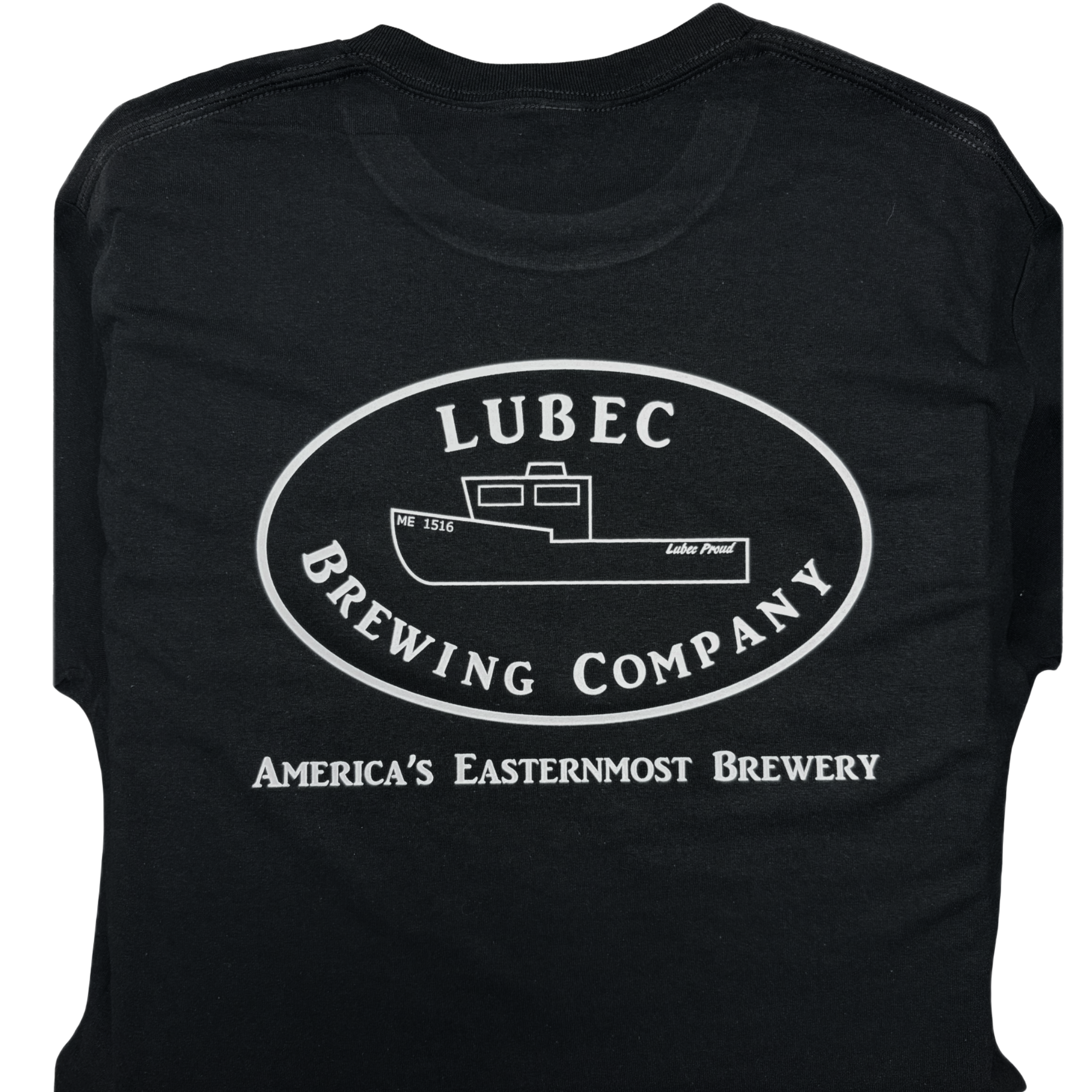 Lubec Brewing Company Logo Long Sleeve T-shirt