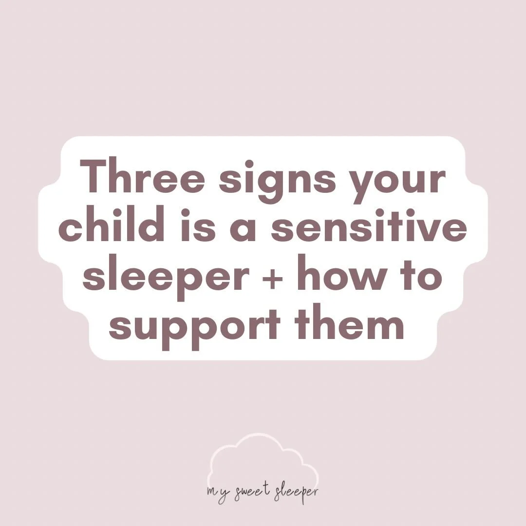 Is your child a sensitive sleeper?? 

Here&rsquo;s three signs they might be + what to do to support them! 

The sensitive sleeper is one of the three sleep profiles and once you determine your child might be a sensitive sleeper it is a game changer 
