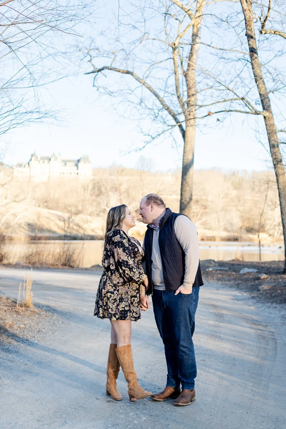 Lagoon at Biltmore Estate Couple's Photos