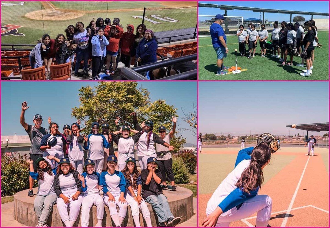 We launched the Bell Blazers, a GIRL&rsquo;S BASEBALL team at Bell Middle School in San Diego! 

 These girls are pursuing MLB dreams! ⚾️ Continuing through the summer, we have 13 girls, ages 12-14, on the team. 

We had a great time taking them to s