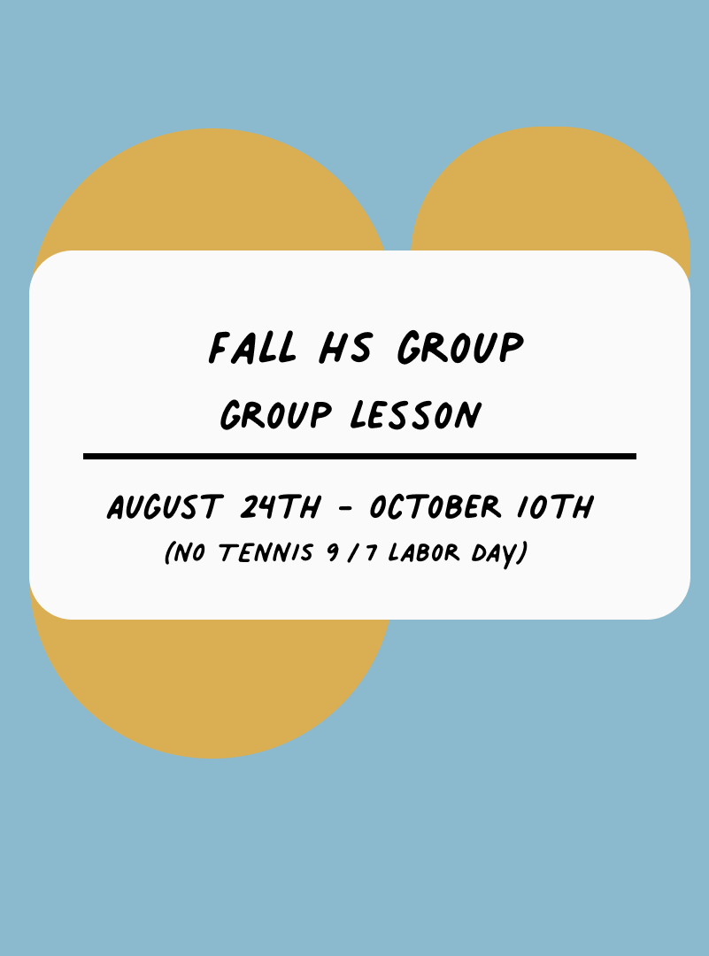 Fall High School Group