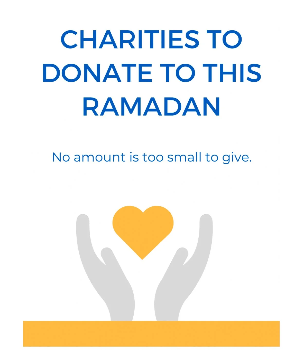 Charities to Donate to this Ramadan