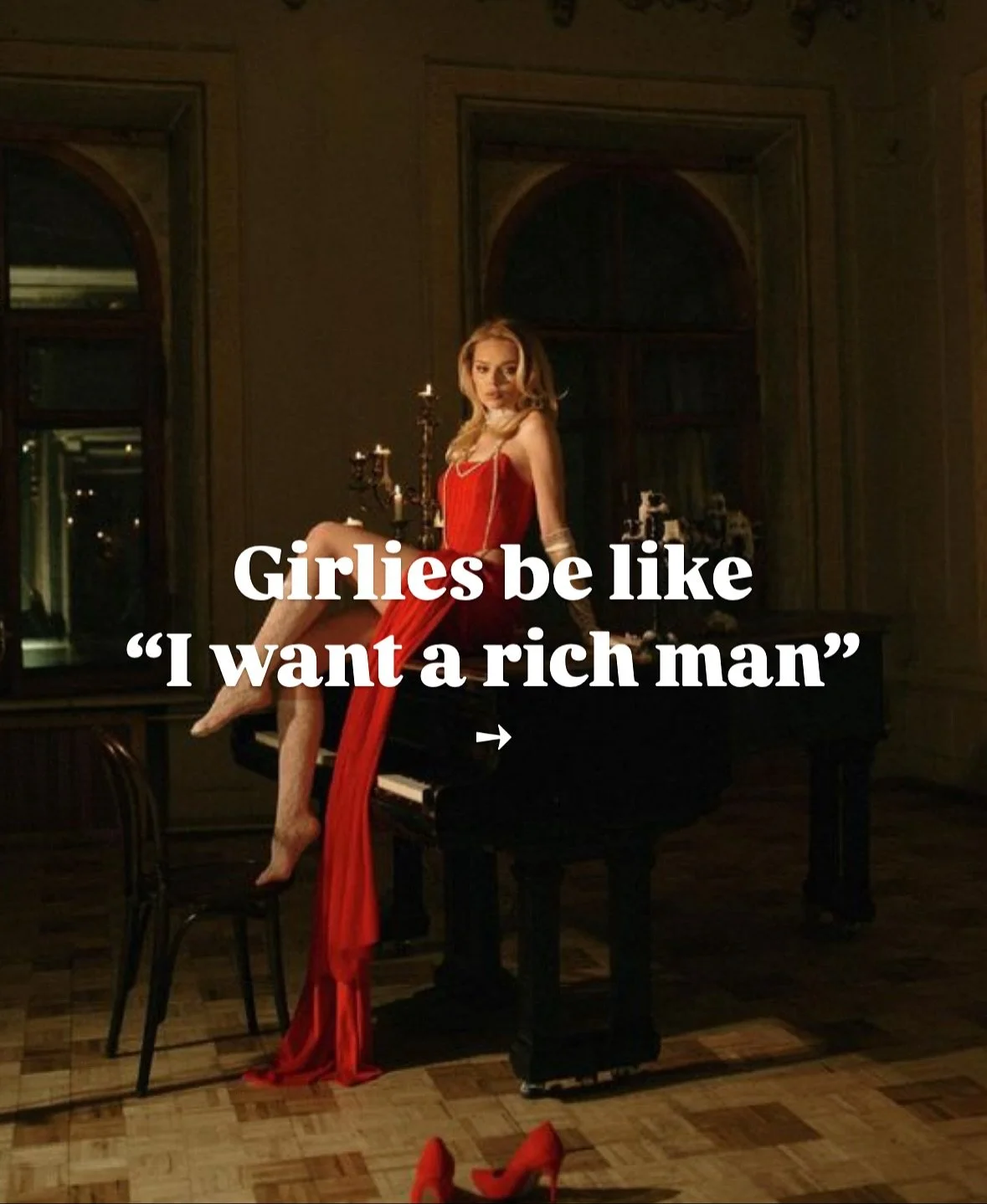 “I just want rich man to come in and rescue me and pay all my bills cause girrrllll I’m tired” she laughed.
I smiled.
And replied, “do you actually want a rich man to come rescue you or are you pretending to be avoidant and