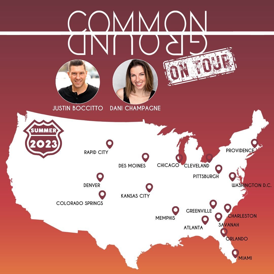 As we finish the last leg of our Winter Tour, Common Ground is already scheduling for Summer 2023! We will be traveling in and around these cities teaching masterclasses and would love to come through your studio or organization. Learn more through o