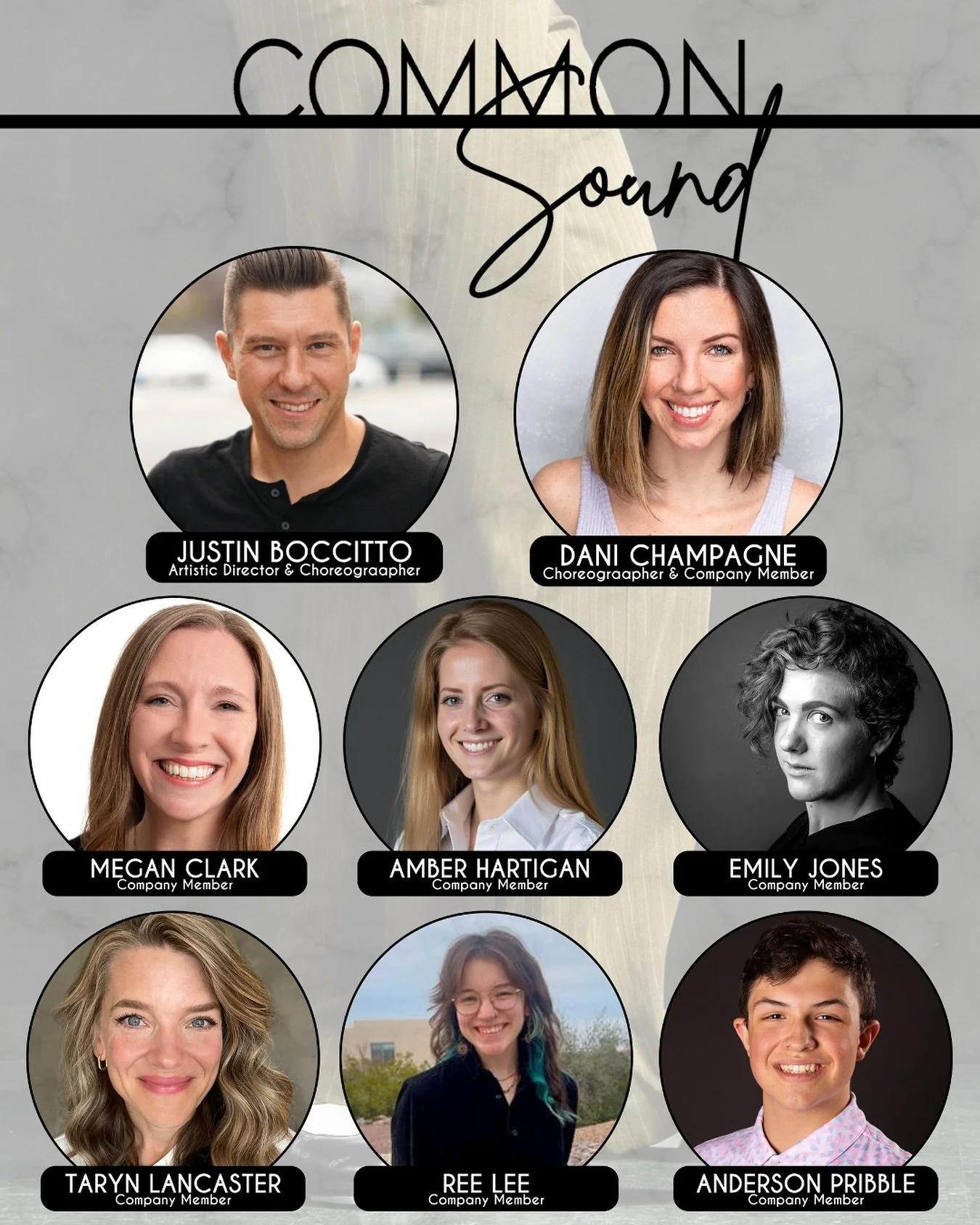 We are excited to announce the company members for Common Sound, the first performance group of Common Ground in Colorado! These tap dancers will be performing in December as part of the Holiday SpecTAPular presented by @rockymtnrhythm (who are also 