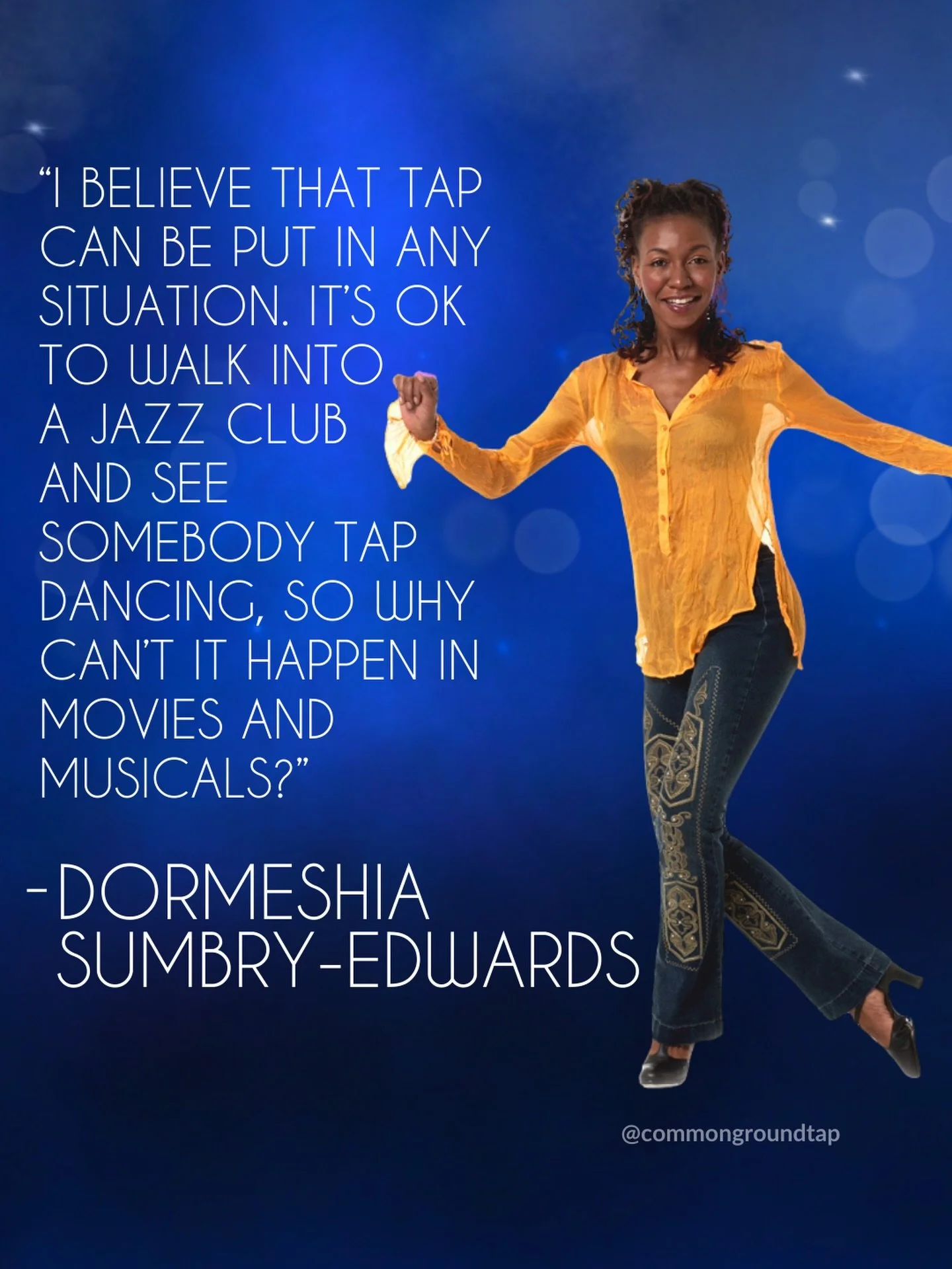 Wishing @dormeshia a Very Happy Birthday 🎉 #tapdancer