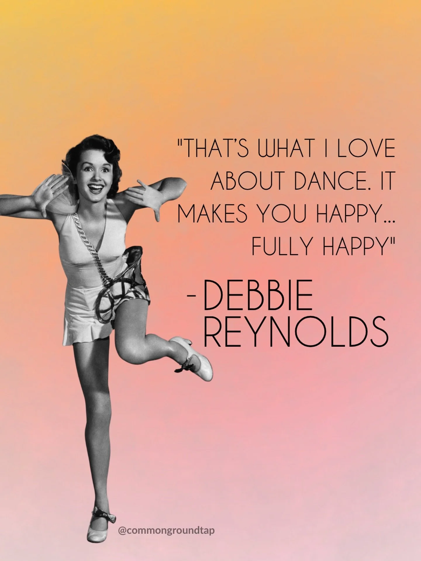 Wishing Debbie Reynolds a heavenly birthday 🎉 #tapdance #bday #debbiereynolds @thedebbiereynolds