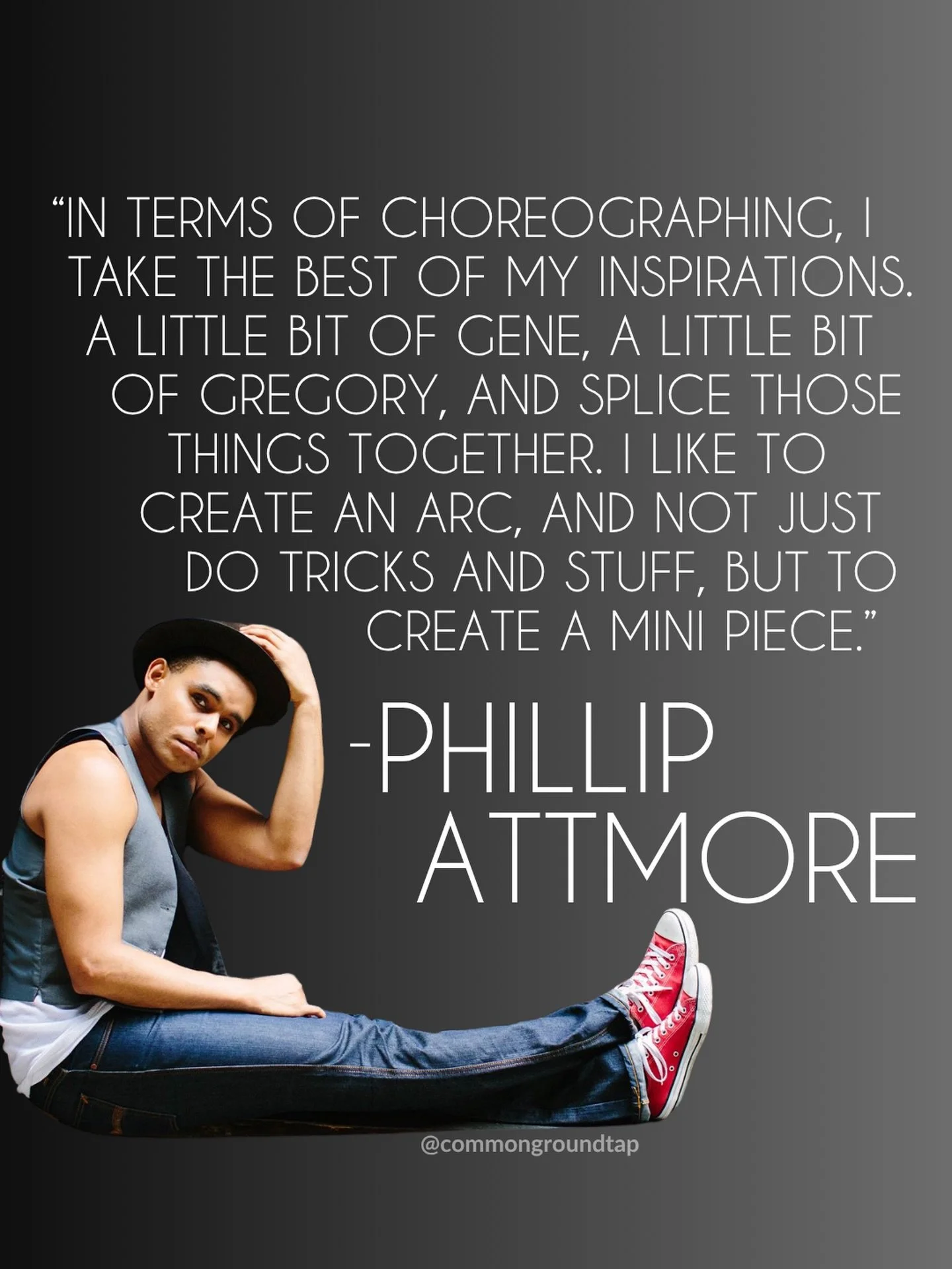 Wishing @phillipattmore a very happy birthday 🎉 #tapdancer #bday #tap