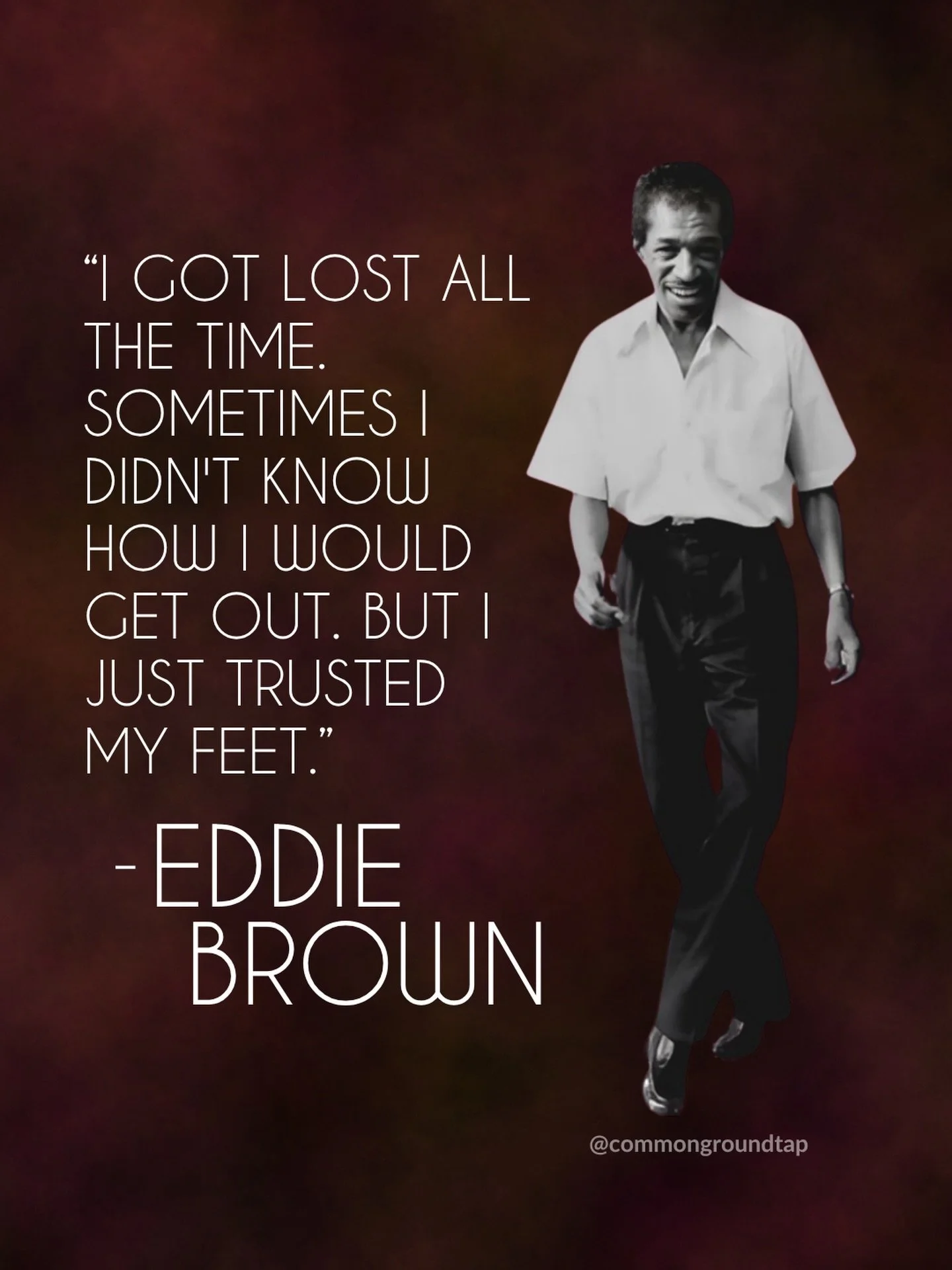 Celebrating Eddie Brown on his birthday today 🎉 #tapdance #bday