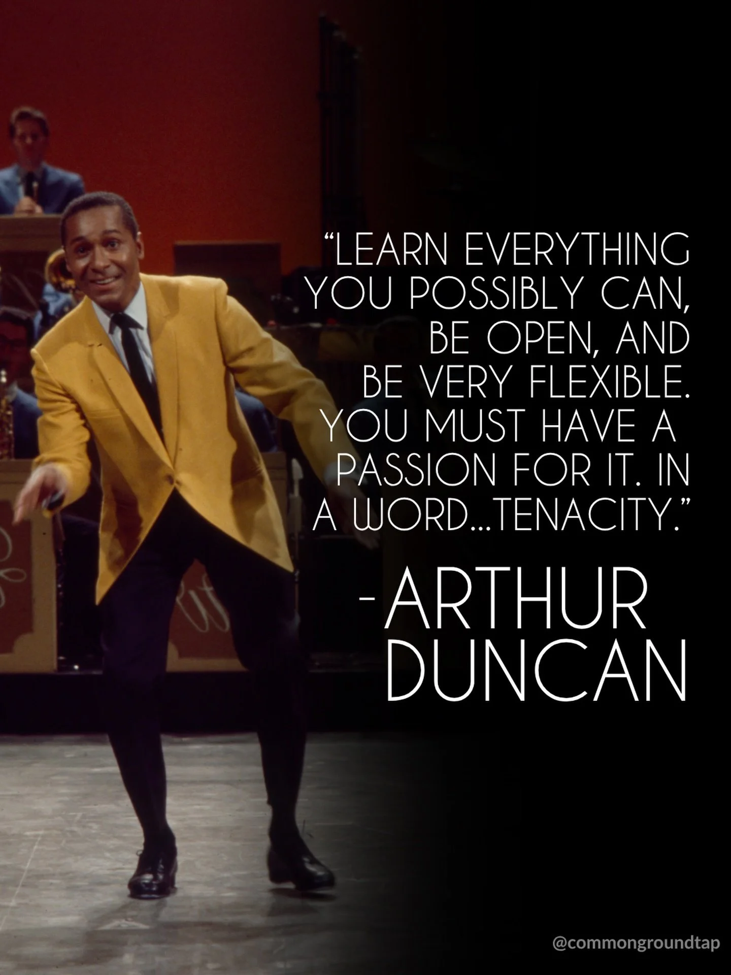 Thinking of Arthur Duncan as we celebrate his birthday today 🎉 #tapdance #bday