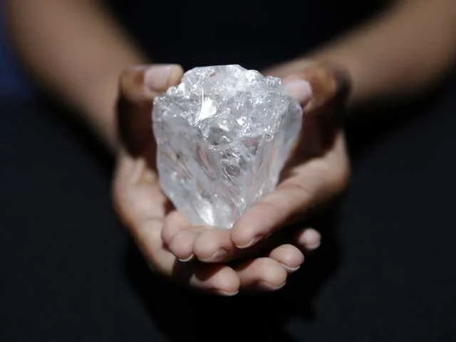 The Lesedi La Rona diamond. Photo by Seth Wenig, Associated Press.
