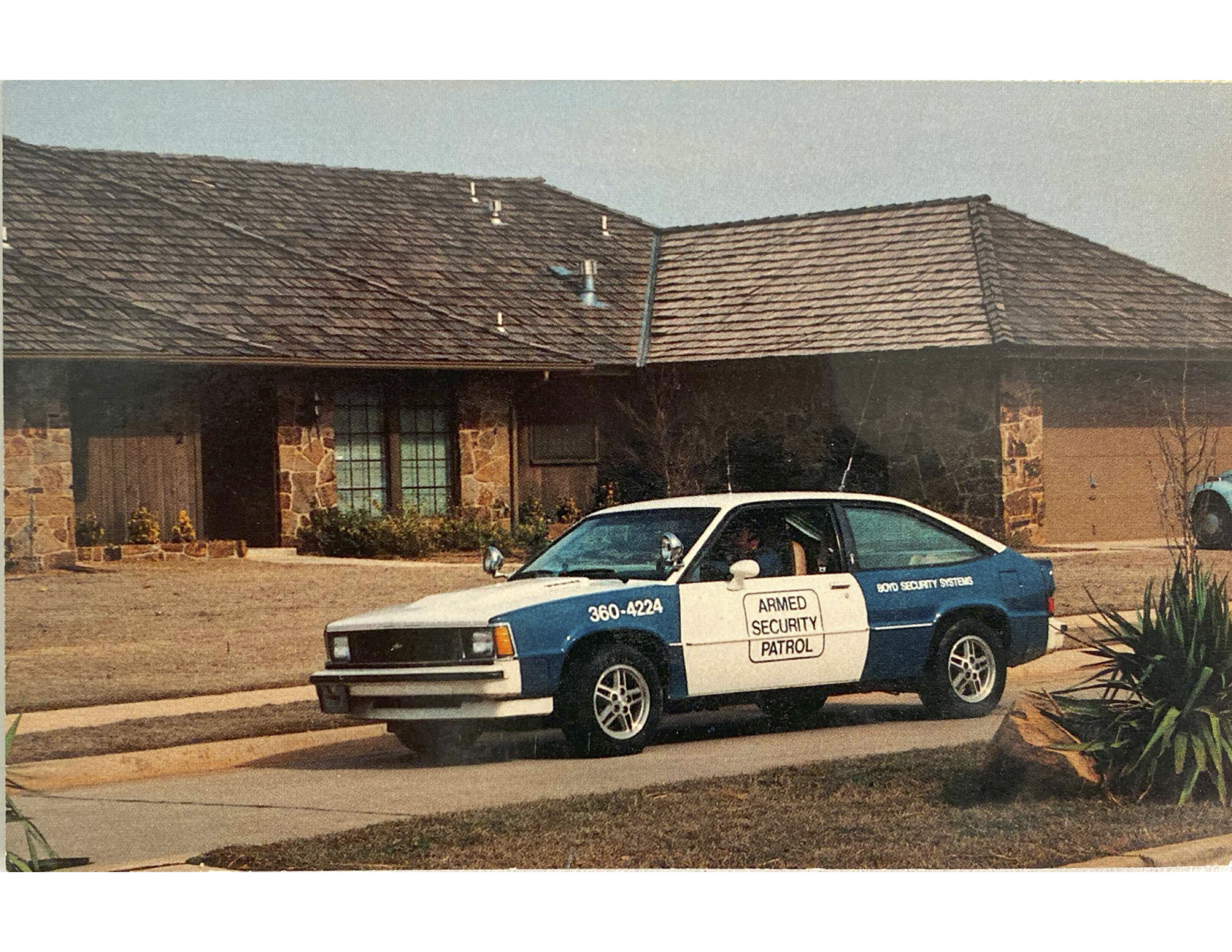 Original 1982 Boyd Security patrol car in Norman, Oklahoma