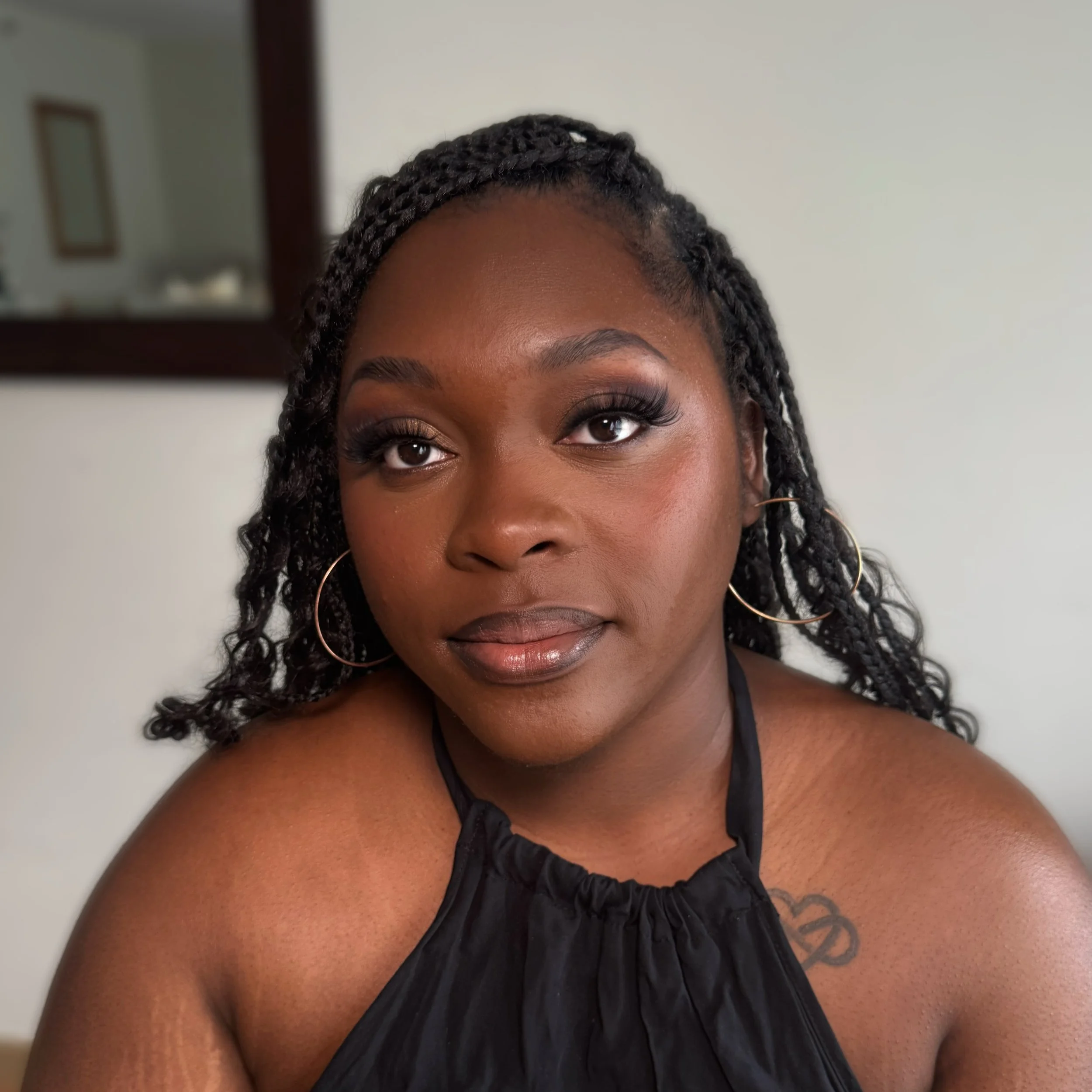Soft glam at its finest ❤️. Her eyes are so beautiful it&rsquo;s giving me sultry vibez